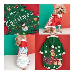 Disfraz de Año Nuevo para mascotas, ropa de Navidad para perros, disfraz de cachorro para perros, chaqueta para perros para Navidad