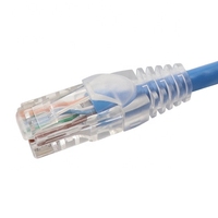 Anpassbare Farbige RJ45 Zugentlastungshülsen Cat6 Ethernet-Anschlussabdeckungen Modulare Steckerschutzkappen-Mehrfarbige Telekom-Teile