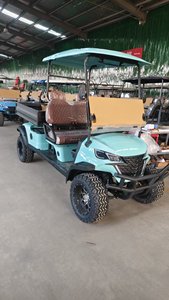 Nouvelle voiturette de <span class=keywords><strong>golf</strong></span> électrique tout-terrain à deux places avec moteur 48V 5KW, suspension surélevée, construction en acier pour le <span class=keywords><strong>golf</strong></span> - Product Image 3