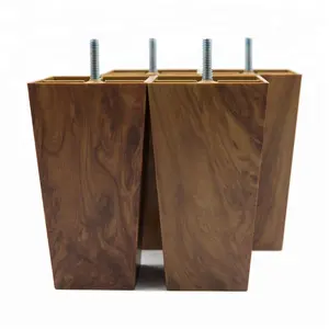 Legs For Sofas 83*58*155mm Plastic Square Replacement Furniture Sofa Legs Modern Sofa Leg For Bedroom