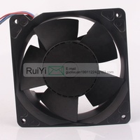 Ventilateur de refroidissement de haute qualité 12V 48V DC24V 1.25A 30W AC EC 12038 120X120X38MM 12CM à roulement à billes 4 fils 4114N/2H4 pour convertisseur de fréquence
