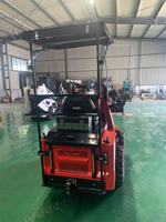 Chargeur compact ASV Mini, chargeur sur pneus avec fonction de direction diesel, véhicule de transport