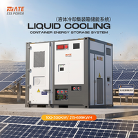 Sistema de Almacenamiento de Energía para Granjas Solares MATE, Contenedor de 10 pies, BESS 100kW 215kWh 300kW 699kWh, Sistema de Almacenamiento de Baterías LiFePO4 con Refrigeración Líquida