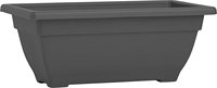 Boîte de jardinière rectangulaire, intérieure/extérieure, Durable, résistante aux UV, bac de fenêtre en plastique de 2 gallons