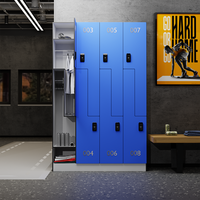 Casiers intelligents en acier HPL pour bagages, vestiaires, gymnases et écoles, avec serrures électroniques