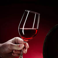 Verre à vin sur pied de qualité supérieure, gobelet à vin rouge de luxe pour hôtel, banquet, mariage, restaurant, bar, fête, verrerie en gros