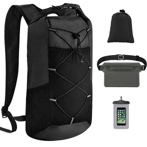 12-Color PVC Outdoor Sports Waterproof <b>Backpack</b> Heavy Duty Large Capacity Rafting Swimming Upstream Bag Dry Floating <b>Backpack</b> - Product Image 1
