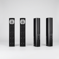 Colonne sonore linéaire de 5 pouces, subwoofer amplifié sur pied en bois de 12 pouces et 15 pouces, 800W, pour sonorisation Line Array