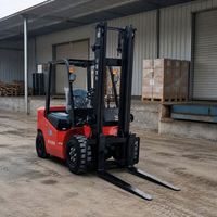 Chariot élévateur à palettes mobile intelligent mini 2T, capacité 2-3 tonnes, sans entretien, alimenté par batterie 48V 20Ah, chariot élévateur électrique