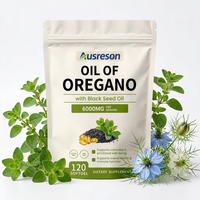 Capsules d'huile de graines d'origan sauvage OEM en gros – Complément pour la fonction immunitaire et émotionnelle, et la santé intestinale – Gélules d'huile d'origan et d'huile de nigelle