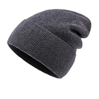 Chapeau en tricot jacquard 100% laine, best-seller, double couche, doublure en polaire, protection des oreilles, anti-froid, chaud, grande taille, courant