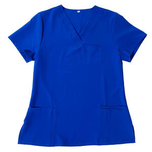 Uniformes Médicos FUXIN FUYI Ecológicos de Tela Tejida para Mujer, Tallas Grandes, TSPL22SCT031F+TSPL22SCP013F - Product Image 1