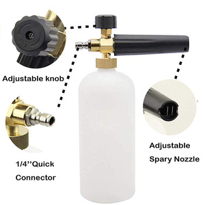 Pistola de Espuma de Alta Presión 4000Psi con Rociador MIST para Jardín y Lavado de Autos, Cuerpo de Plástico y Boquilla de Cobre Puro - Product Image 2