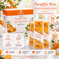 Großhandel Pediküre Maniküre Nagelpflegeprodukte Orangenblüten-Honig Paraffinwachs Feuchtigkeitsspendendes Hand- & Fuß-Spa 453g 1lb Paraffinwachs