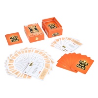 Jeu de cartes de questions haut de gamme personnalisé pour adultes, populaire aux États-Unis, pour des soirées passionnantes