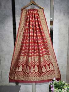 ผ้าจอร์เจียแท้นิ่มแบบพรีเมี่ยมความยาว2.50เมตรเงางามหรูหรามีรายละเอียดที่ประณีตสำหรับเสื้อผ้าอินเดียและปากีสถาน - Product Image 3