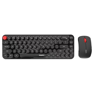 Combo de Teclado y Ratón Inalámbrico OEM Retro de Alta Calidad con Teclas DOT, 2.4Ghz, Diseño Dulce y Lindo, Ideal para Regalo - Product Image 2