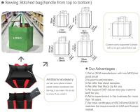 Bolsas de Compra Reutilizables al por Mayor, Bolsas Ecológicas Personalizadas con Logotipo, Bolsas de Tela No Tejida