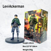15 Diseños de Figuras de PVC de Anime Japonés, Figuras de Ataque a los Titanes, Figura de Acción de Eren Levi Titan