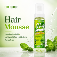 Mousse coiffante OEM&ODM sans résidus pour boucles torsadées, séchage rapide, définition des boucles, mousse brillante et saine pour cheveux bouclés