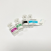 Étiquettes personnalisées d'usine de haute qualité pour flacons en PP imperméables, étiquettes d'emballage pour flacons de peptides de 3 ml et 10 ml