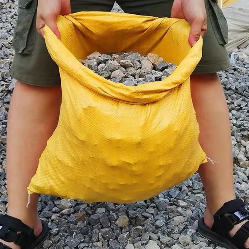 Bolsa de polipropileno de mineral zum Verpacken von Sand dünger Kohle mineralerz Polypropylen gewebter Beutel für 50kg 100kg PURE