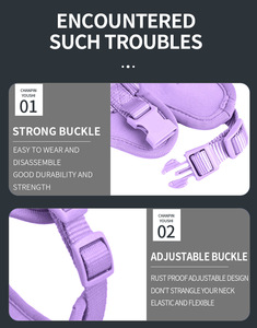 Hund außerhalb verwenden Haustier Leine Halsband Geschirr mit Poop Bag Dispenser Hunde halsband und Leine Set Luxus-Kit - Product Image 3