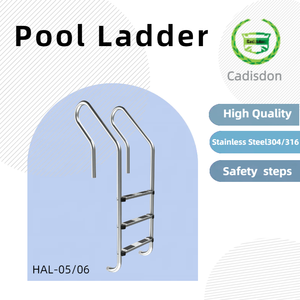 Escalera Popular Cadison para Piscina de Acero Inoxidable 304/316, 2/3/4/5 Escalones, 0.8mm de Grosor, Modelo HAL-05/06 - Product Image 2