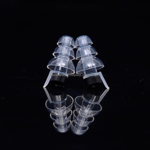 Tapones para los oídos de silicona reutilizables de alta fidelidad Welta Push-In 20dB SNR Insonorizados Reducción de ruido Filtros de natación Protección auditiva - Product Image 4