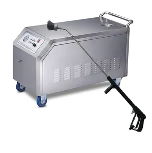 Machine de nettoyage à la vapeur industrielle utilisée pour le nettoyage des équipements industriels pièces mécaniques pollution par les hydrocarbures