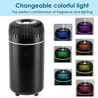 Diffuseur d'aromathérapie pour huiles essentielles Mini USB Air Scent Petit humidificateur avec 7 LED Changement de couleur