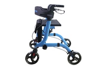 SUNCARE Médical Rollator pliable facile à marcher pour les personnes âgées Réhabilitation Aides à la mobilité Aide à la marche Personnes âgées