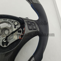Volant de direction en cuir perforé de haute qualité Hycent Sports en fibre de carbone pour E90 E91 E92 E93 Série 3