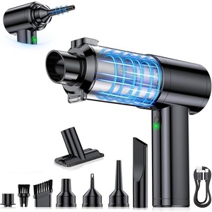 <span class=keywords><strong>Aspirateur</strong></span> de voiture <span class=keywords><strong>sans</strong></span> <span class=keywords><strong>fil</strong></span> à moteur <span class=keywords><strong>sans</strong></span> balais, <span class=keywords><strong>aspirateur</strong></span> portatif tout-en-un de 100 W, grande aspiration, soufflage, 5 buses, sèche-cheveux rechargeable - Product Image 4