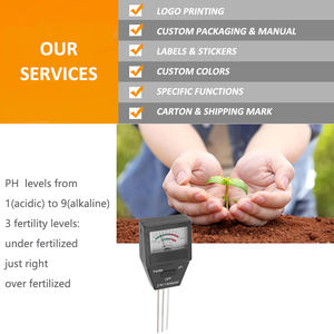 J&R Ideal Novo Instrumento de Jardinagem para Exterior 2 em 1 Medidor de pH do Solo Testador de Qualidade de Fertilidade com 3 Sondas - Product Image 4