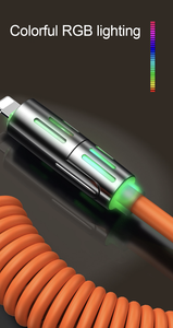 Nhà máy mới trực tiếp 4 trong 1 cuộn cáp sét, 65W sạc USB có thể thu vào - Product Image 4