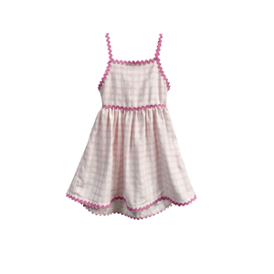Vestido de estilo corto para niñas de verano Lino de algodón <span class=keywords><strong>vivo</strong></span> <span class=keywords><strong>y</strong></span> ligero Lleno de vitalidad Personalidad Diseño colorido brillante - Product Image 6