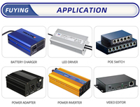 Boîtier en alliage d'aluminium DIY pour amplificateur de puissance, boîtier personnalisable IP54, anodisé argenté