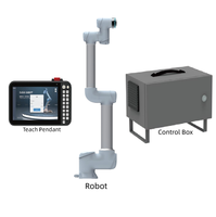 Robot Colaborativo (Cobot) de 6 Ejes de Alta Resistencia con Capacidad de Carga de 12 kg |   Máquina Paletizadora Robótica con Motor PLC con Clasificación IP54/IP65, 3.8m/s