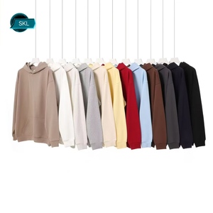 <span class=keywords><strong>Sudadera</strong></span> con Capucha SKL para Hombre, Talla Grande, Holgada, Informal, <span class=keywords><strong>de</strong></span> Color Sólido, para Otoño, con Forro Polar, Cálida, Estilo Urbano - Product Image 2