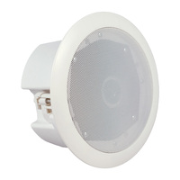 Altavoz Coaxial de Techo de 5.25 Pulgadas, Dos Vías, con Woofer de 5 Pulgadas y Tweeter/Subwoofer de 1 Pulgada, para Computadora, Sistema de Sonido Público (PA) Integrado en Pared