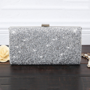 2026 NUOVA Collezione YCH: Pochette da Sera Eleganti per Donna, Dorate, Argentate <span class=keywords><strong>e</strong></span> Nere con Glitter, Ideali per Feste <span class=keywords><strong>e</strong></span> Matrimoni - Product Image 5