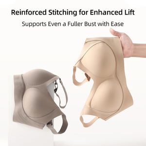 Reggiseno Femminile all'Ingrosso, Taglia Grande per Seno Abbondante, Stile Quotidiano, Comodo Push-up Senza Cuciture per Donne - Product Image 5