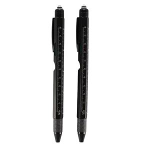 6 in 1 Multi Functional Heavy Metal Ballpoint Pen with logo Universal Stylus Pen with <b>LED</b> Customizable Suitable As Gifts for Men - Product Image 5