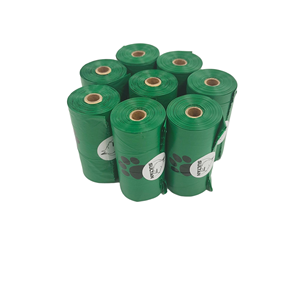 ถุงเก็บอุจจาระสุนัขแบบพิมพ์ลายเอง HDPE ย่อยสลายได้ทางชีวภาพ ขายส่งแบบม้วน - Product Image 2