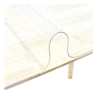 Rouleau de nappe en PVC transparent jetable, écologique, imperméable, format A4, pour usage domestique simple