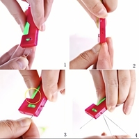 Enfile-aiguille, dévidoir et guide-aiguille pour personnes âgées, outil de couture facile