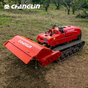 Changlin Sinomach 32HP pomar rebento rotativo controle remoto pequeno gramado cortador tacked trator