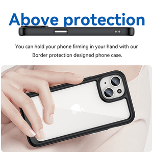 Mode tpu antichoc <span class=keywords><strong>marque</strong></span> acrylique étui de téléphone portable pour iphone 15 16 cristal accessoires de téléphone pour iphone 12 13 14 pro - Product Image 6