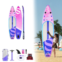 Planche de paddle gonflable multi-personnes en matériau Drop Stitch durable pour les eaux océaniques